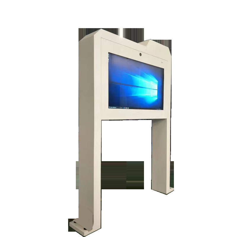 Commercial 55 Inch Outdoor Digital Signage Full HD 1080P IP65 2500 Nit High Brightness