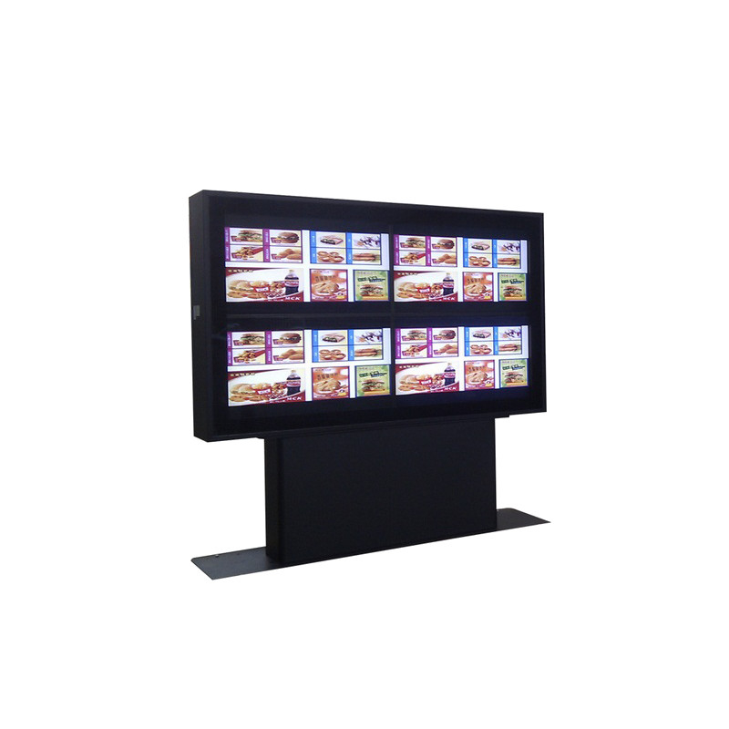 Super Slim Outdoor Digital Signage Digital Advertising Machine 55 Inch 50/60 HZ