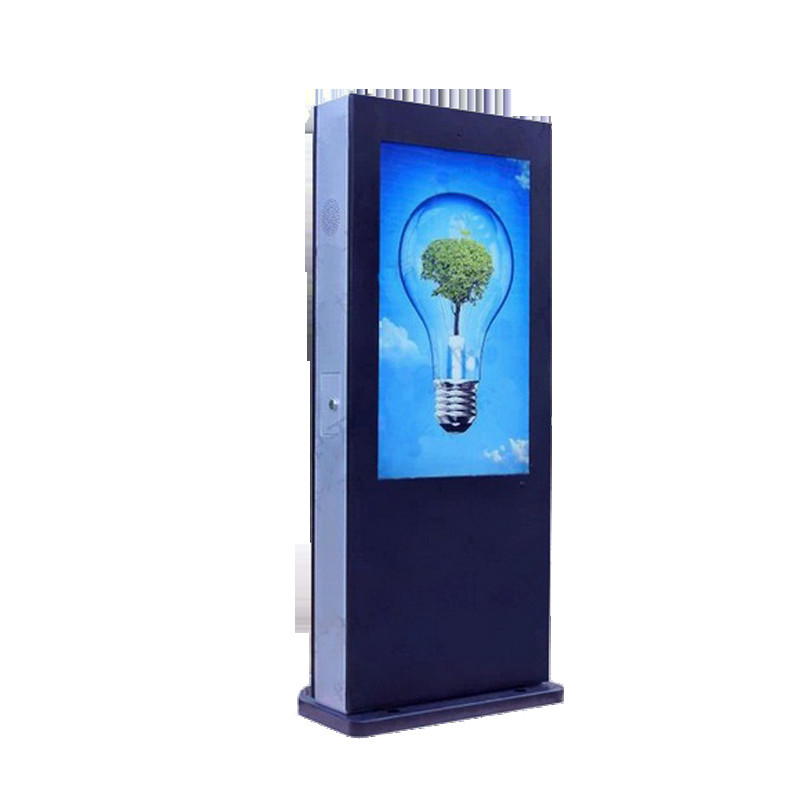 43 Inch Outdoor Digital Signage Kiosks Totem Public Display IP65 Android Google Play