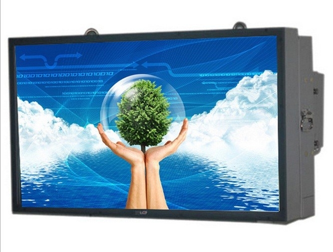 Wall Mounted Outdoor Digital Signage Advertising HD Player With Fan Cooling System