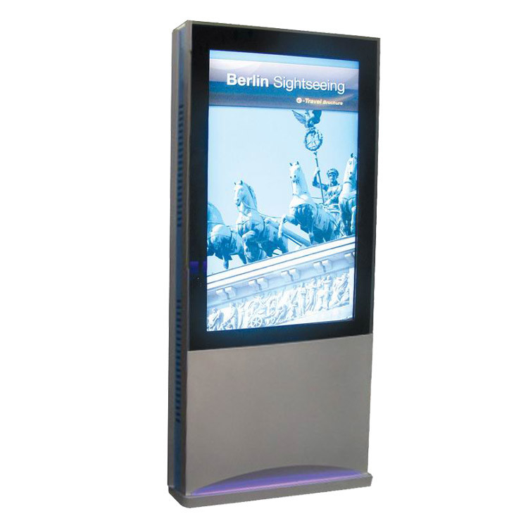 Kiosk Advertising Player Outdoor Digital Signage 72'' Surporting Internet Wifi System