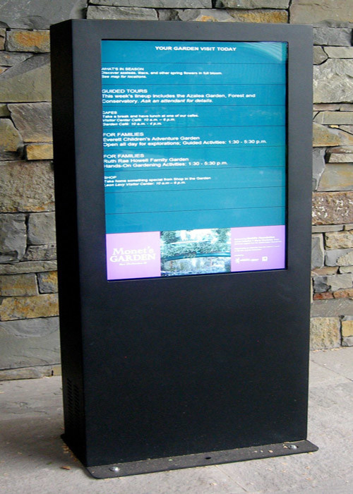 Ultra Thin Digital Signage Lcd Display 1500 Nits 43" 49" 55" 65" Advertisement Player