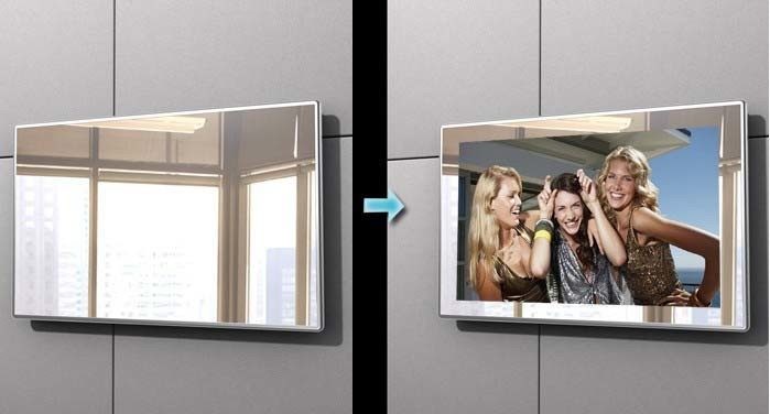Interactive Magic Mirror Display Wide Viewing Angle Multi - Language Support