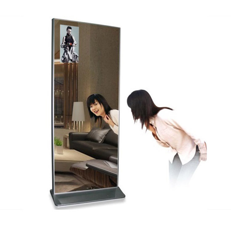 Shelf Selfie Station Mirror Lcd Display Touch Advertising Player For Photo Booth
