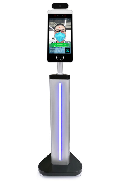 Temperature Measuremen Facial Recognition Thermometer Time Recording Access Control Device