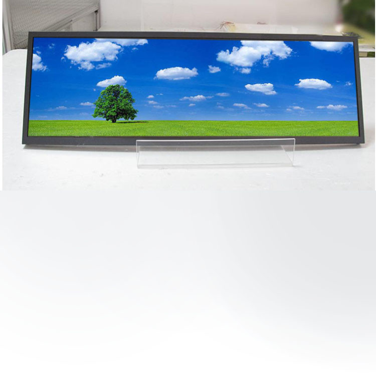 Indoor Stretched Bar LCD 28" Advertising Touch Screen TV Advertising