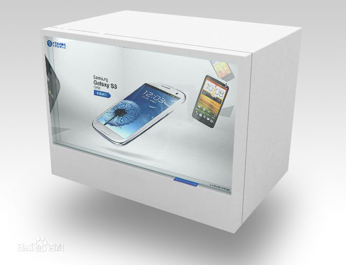 High Luminance Transparent LCD Display Advertising kiosk CE Appproval