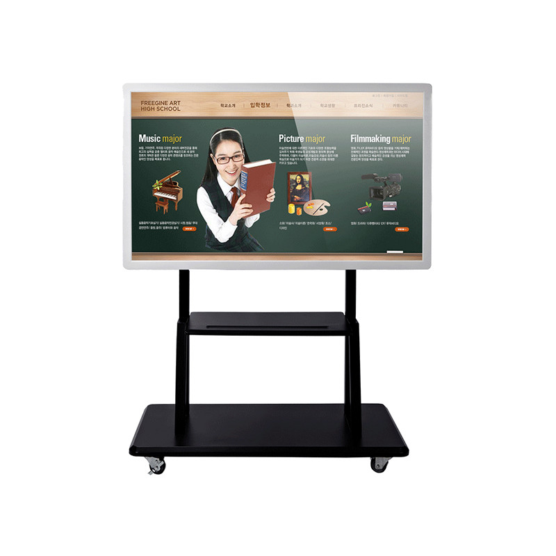 Full Color Electronic Smart Interactive Whiteboard HD 4k Touch Screen 178° Viewing Angle