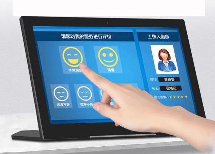 10.1 inch lcd Desktop android tablet  LCD advertising display for food kiosk