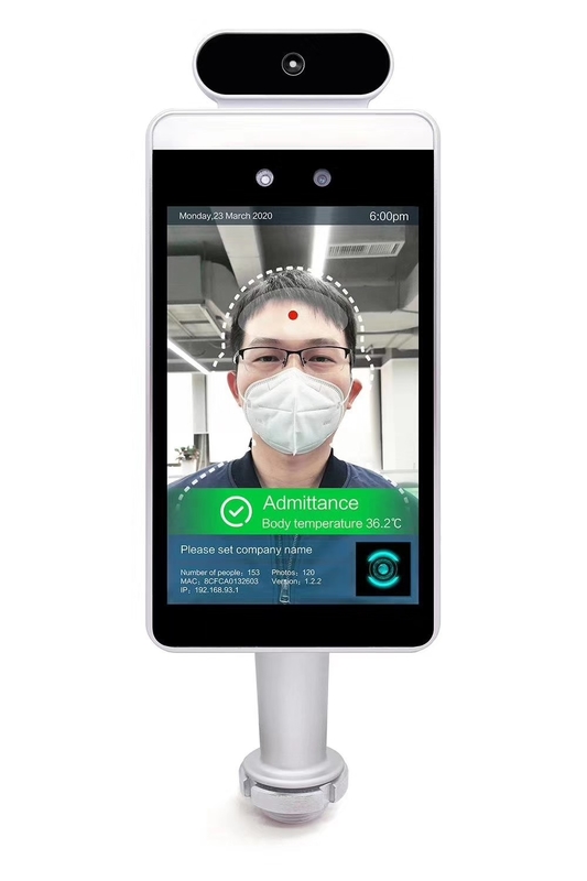 1s 1920x1080 24K Face Biometric Temperature Thermometer