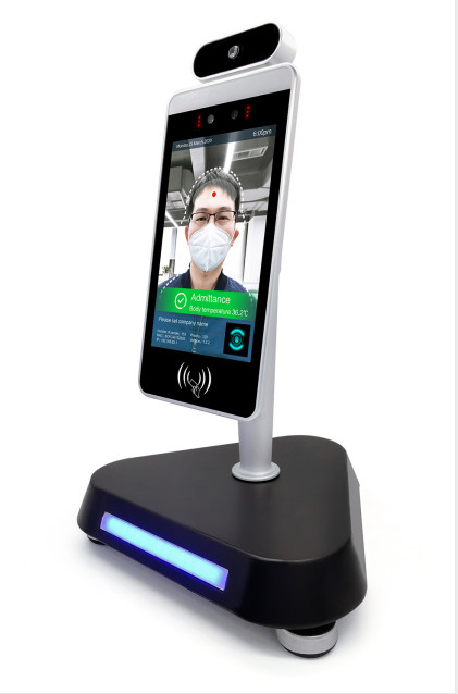 1s 1920x1080 24K Face Biometric Temperature Thermometer