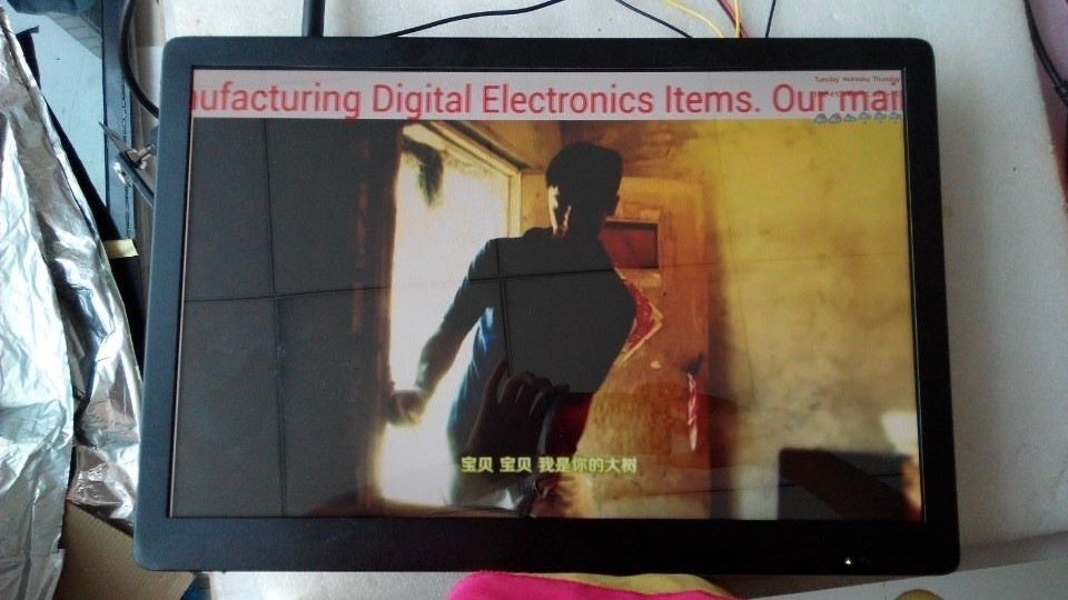 22" Android WIFI Digital Information Display With Antivibration design