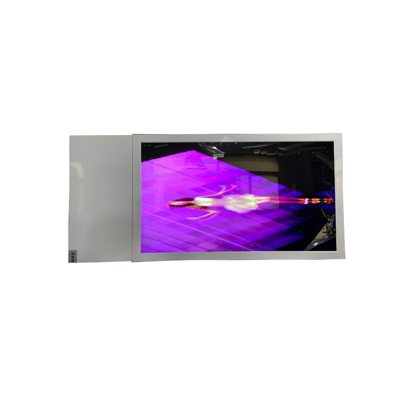 0.8mm Bezel 1920x1080 Double Sided Hanging Display 43"