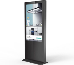 Ipad Design HD Networking 65" LCD Advertising Digital Signage Display , High Brightness