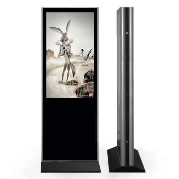 Ipad Design HD Networking 65" LCD Advertising Digital Signage Display , High Brightness