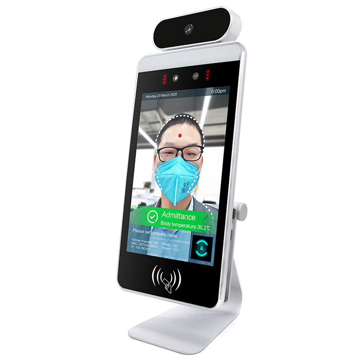 15W 6mm Lens Face Recognition Thermometer RK3399