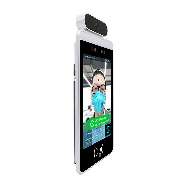 Thermal Scanner RK3399 Android 7.1 Access Control Kiosk 1.8GHZ 8 inch Face recognition measurement