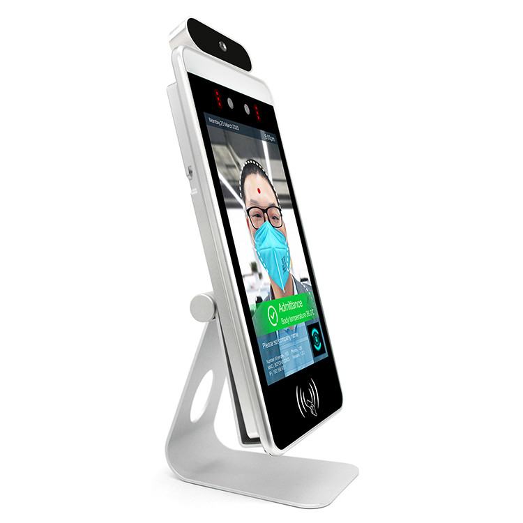 Fever Facial Recognition Time Attendance Access Controller Infrared Temperature Measurement