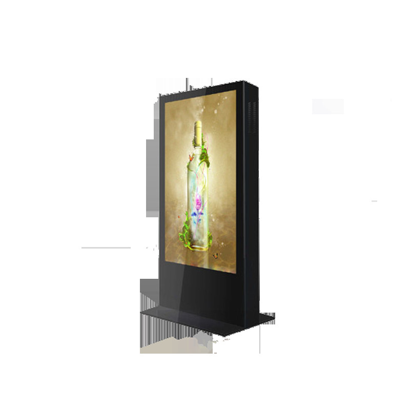 Android 65 Inch Outdoor Digital Signage Totem 1200nits lcd advertising player
