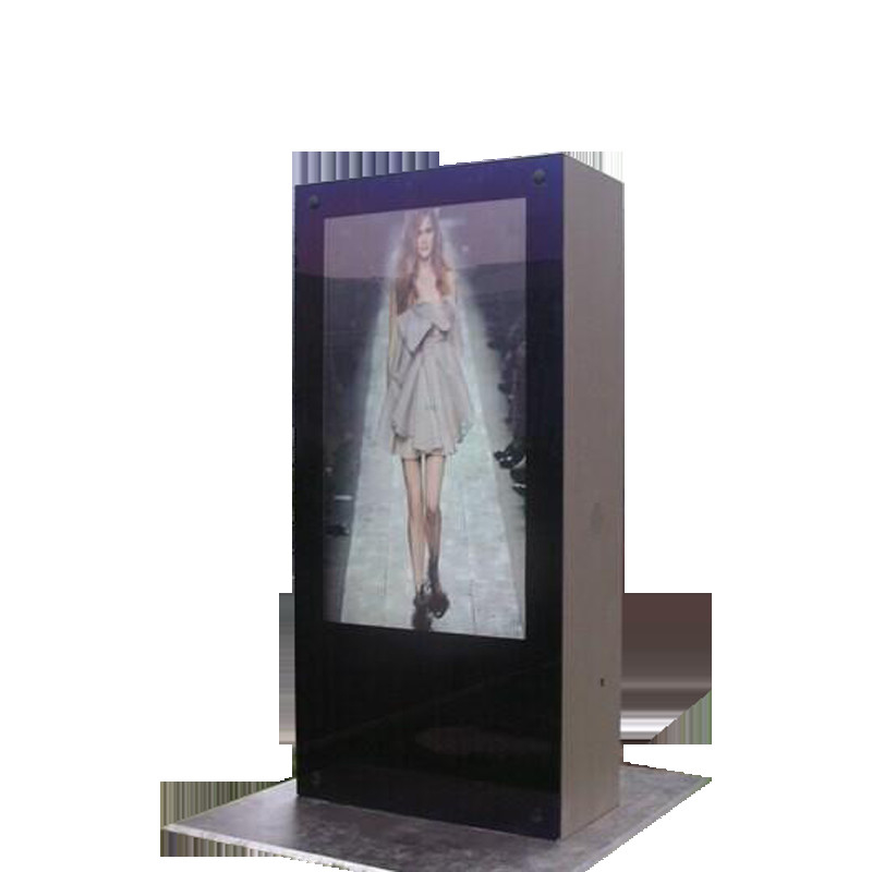 55 Inch Floor Standing IP65 LCD Totem Display 1200nits Outdoor lcd advertising player