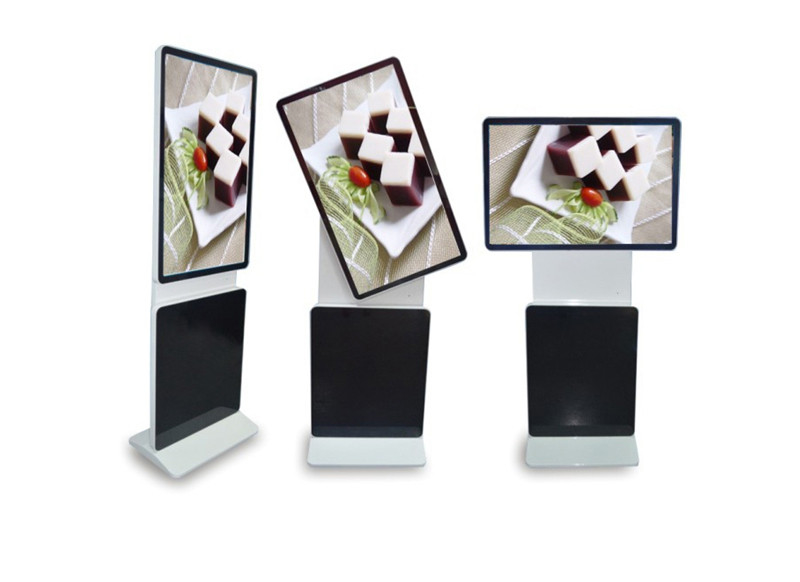 Rotating Screen 42" Digital Signage Kiosk Media Player ,  Metal Case