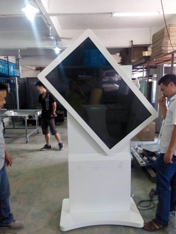 Rotating Screen 42" Digital Signage Kiosk Media Player ,  Metal Case