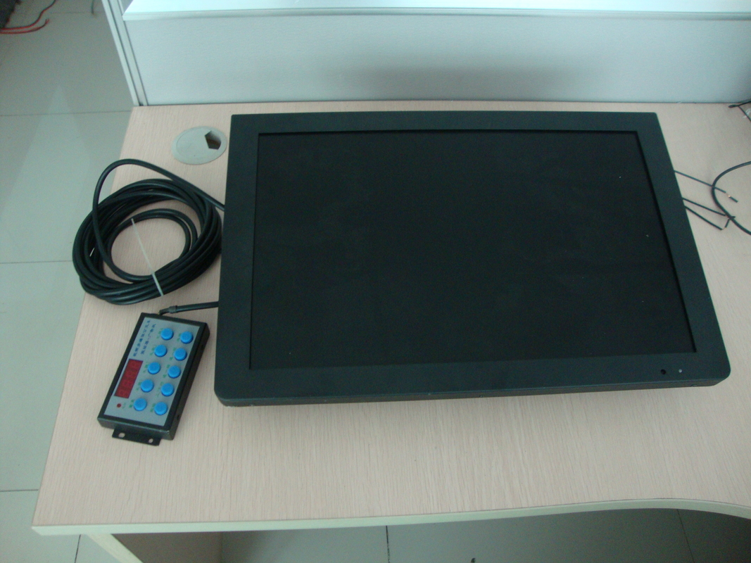 23 Inch Bus Digital Signage Display / Advertising Player With GPS Bus Stop