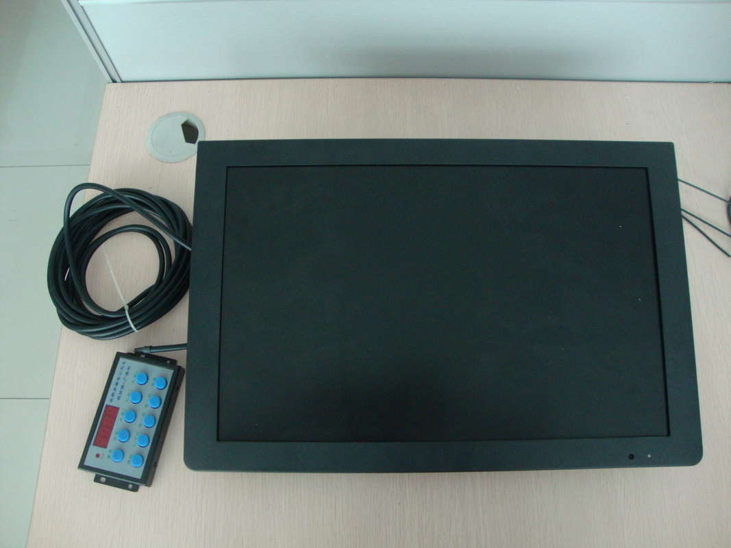 23 Inch Bus Digital Signage Display / Advertising Player With GPS Bus Stop