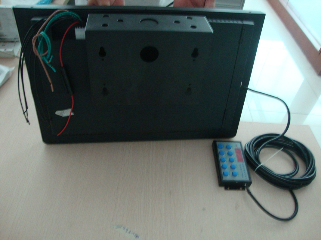 23 Inch Bus Digital Signage Display / Advertising Player With GPS Bus Stop