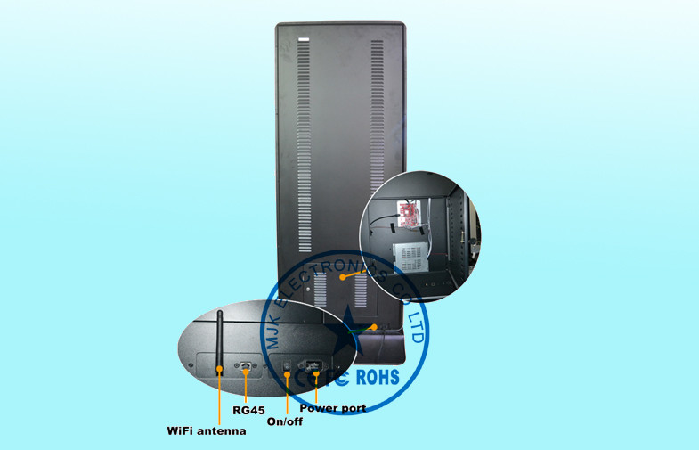 Shockproof LCD Digital Signage Display 55Inch Floor Free For Hotel