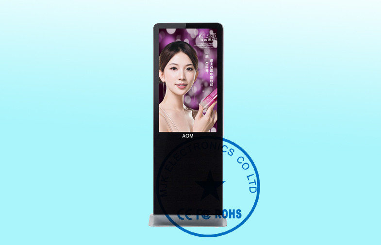 Untrathin LCD Digital Signage Display WIFI 42 Inch Floor Standing