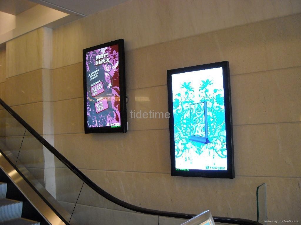 32" Vertical Screen Wall Mount LCD Display , WIFI Digital Signage