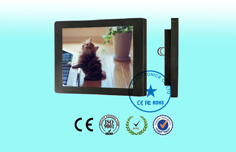 Wall Mount Bus Digital Signage Display For Advertising , LCD Advertising player