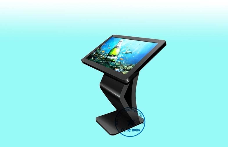 WIFI K - Shape Intel I3 / I5 / I7 Digital Signage Kiosk With Win 7, Low Power Consumption