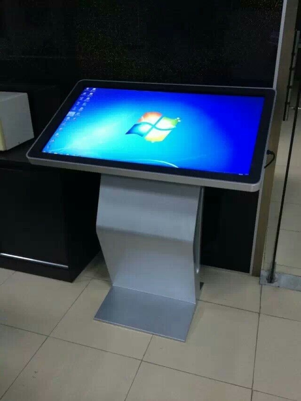 WIFI K - Shape Intel I3 / I5 / I7 Digital Signage Kiosk With Win 7, Low Power Consumption