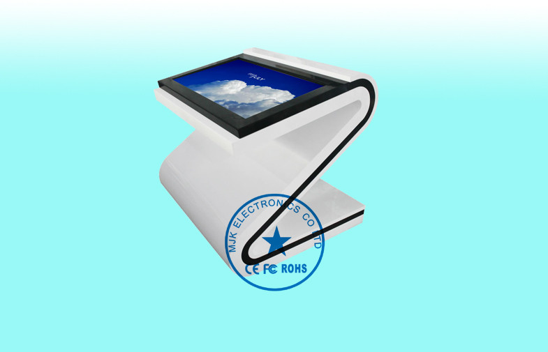 S-Shaped PC LCD Touch Screen Kiosk Windows 7 System dustproof
