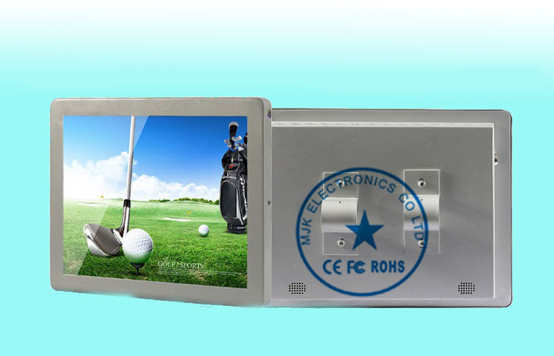 Silvery Antivibration Bus LCD Digital Signage Display For Advertising