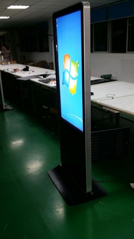 55 Inch All In One Wifi Digital Signage Kiosk Lower Consumption , Windows 7