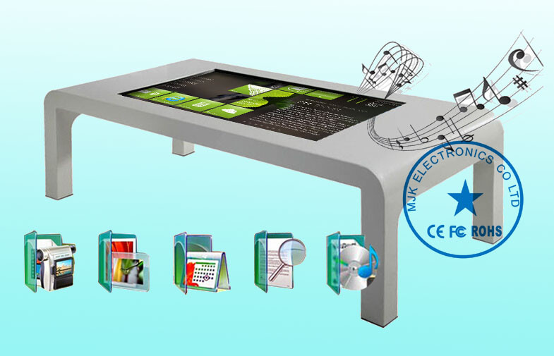 WiFi Table Touch Screen Digital Signage Kiosk With Windows System ,  LG Brand