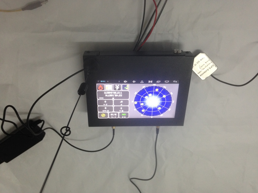 7inch Capacitive Touch Car Seat LCD Screen advertising display Wifi 3G GPS