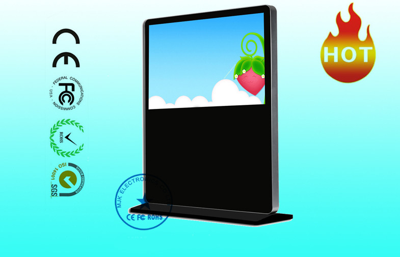 1920 × 1080 HD Horizontal Apple LCD Advertising Player 55 Inch Floor Standing