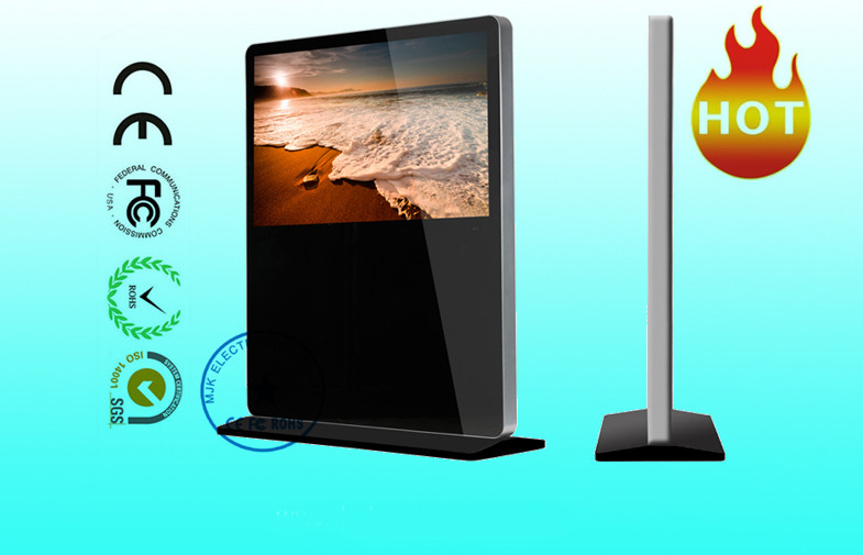 1920 × 1080 HD Horizontal Apple LCD Advertising Player 55 Inch Floor Standing