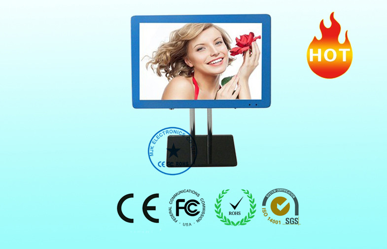 Floor Standing LCD Kiosk Dual Core / wireless touch screen monitor