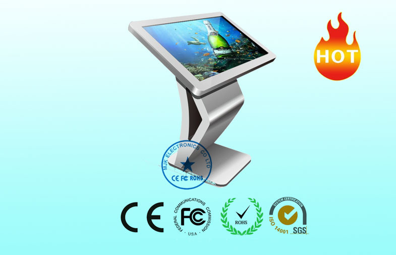 Full HD Touch Screen Kiosk LCD Display For Lobby , Water resistance