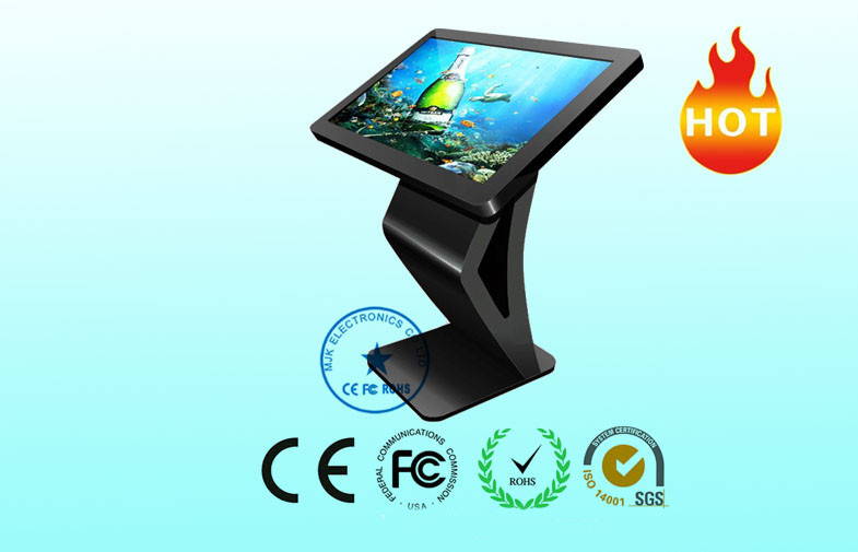 Full HD Touch Screen Kiosk LCD Display For Lobby , Water resistance