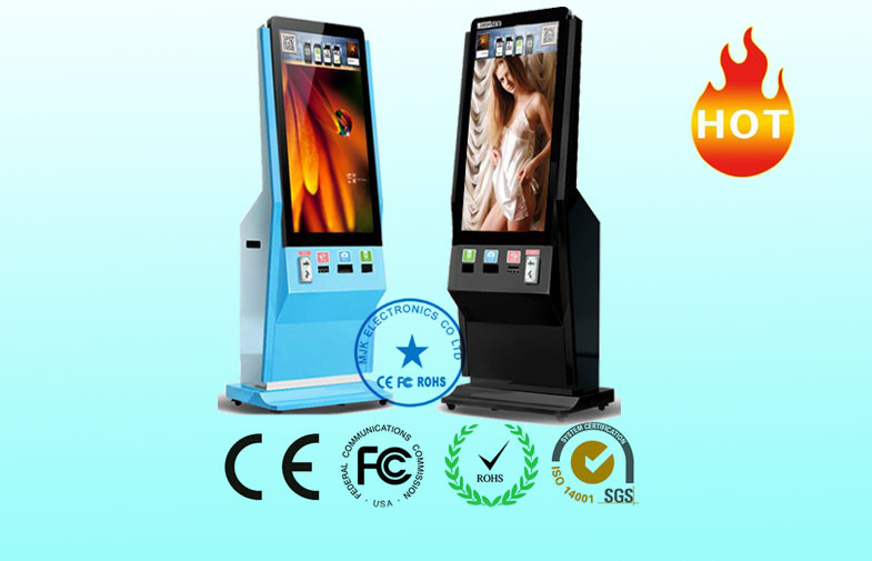 LCD Interactive Touch Screen Kiosk / Standing IR Sensor Kiosk