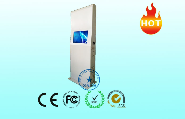 High Transparence Indoor Digital Signage Kiosk 19 Inch with Card Reader