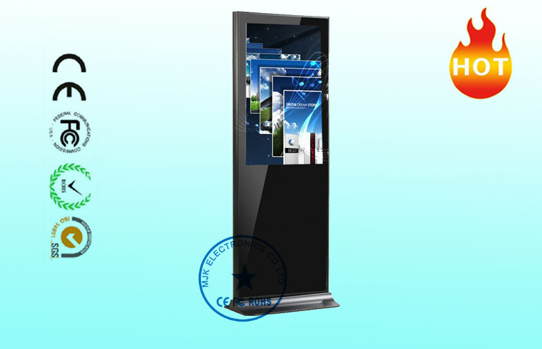 Hotel Advertising Vertical HD LCD Display 42 Inch IR Touch Screen
