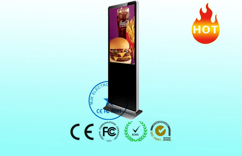Hotel Advertising Vertical HD LCD Display 42 Inch IR Touch Screen