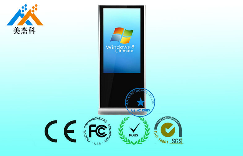 1080P Indoor Floor Standing Digital Signage Display Dustproof